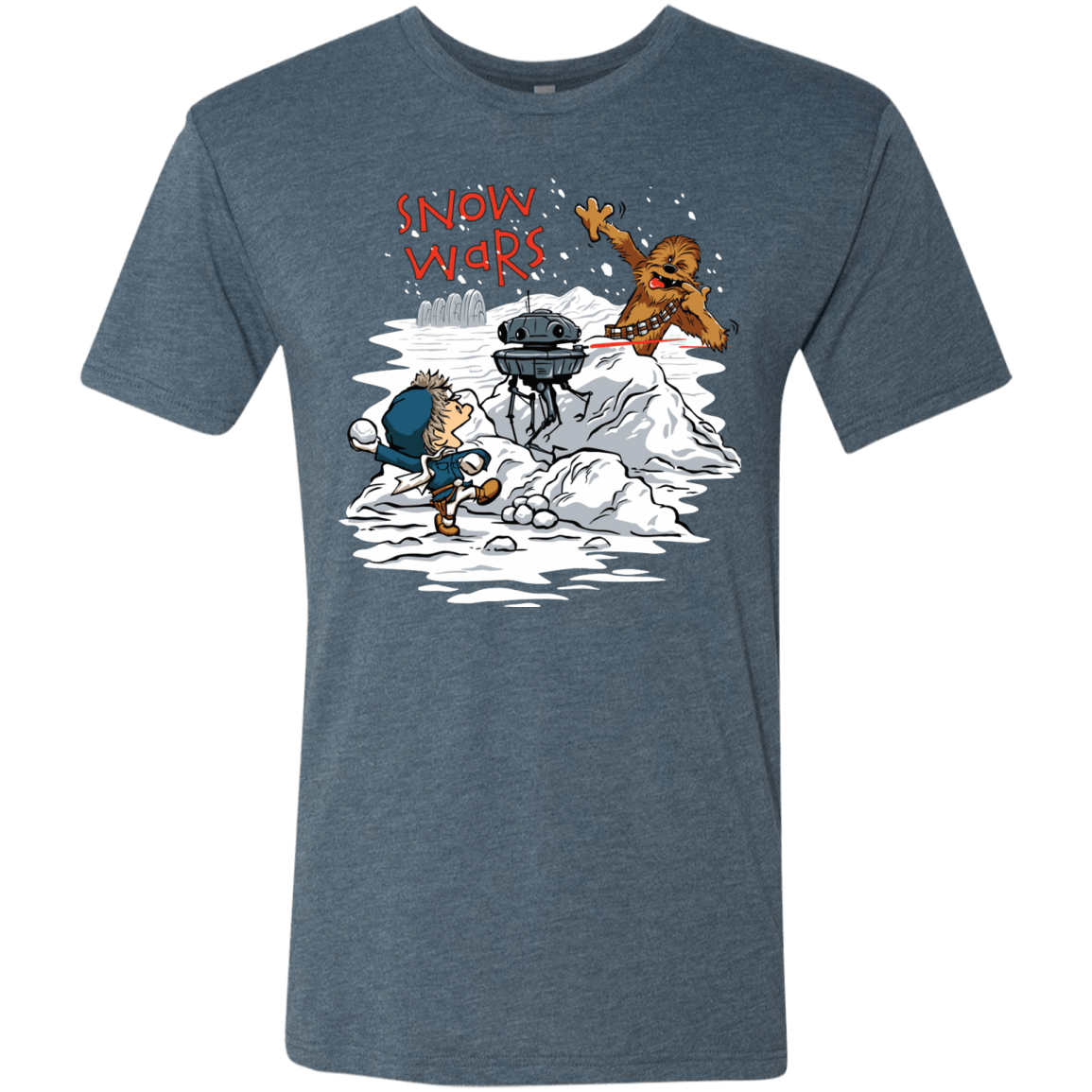 T-Shirts Indigo / Small Snow Wars Men's Triblend T-Shirt