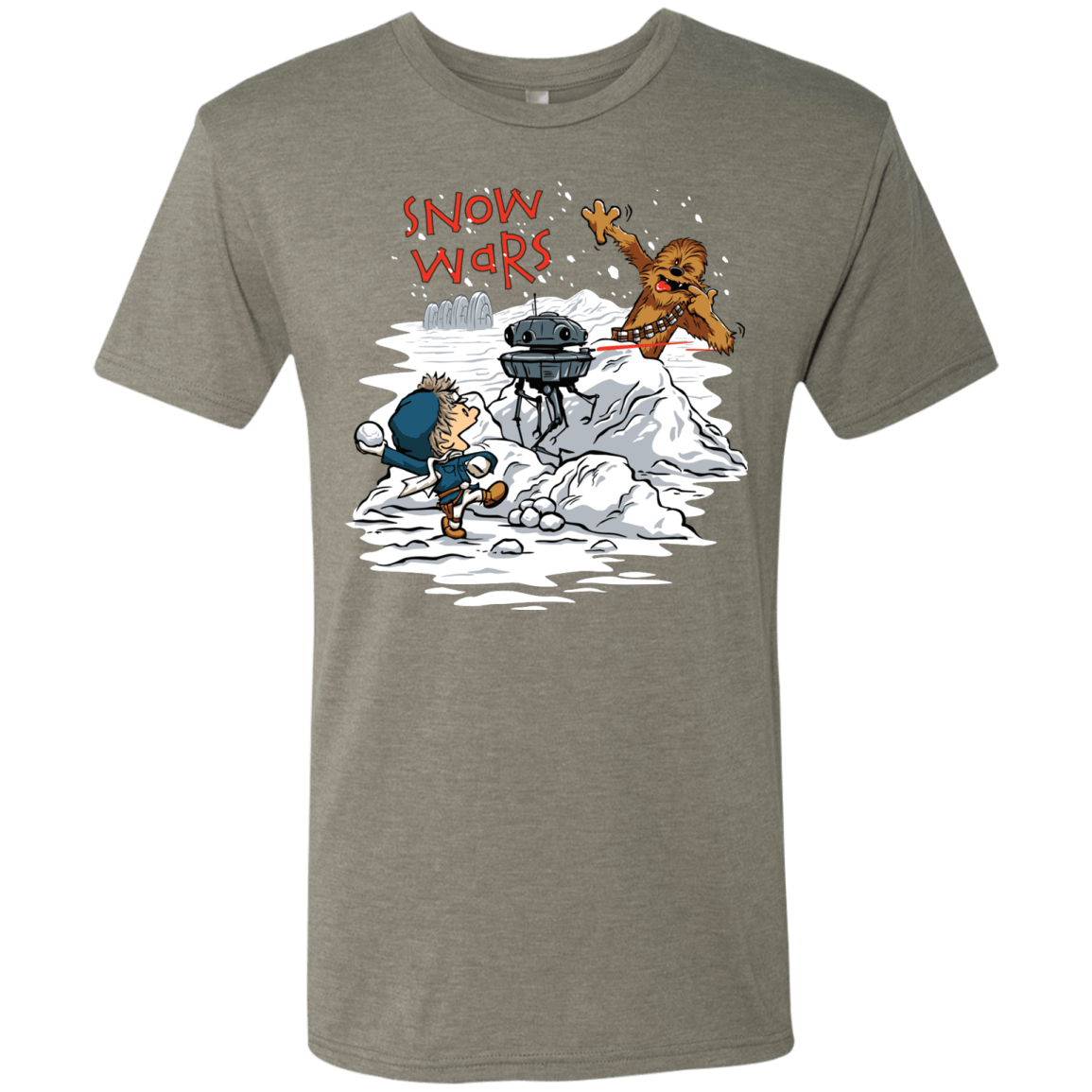 T-Shirts Venetian Grey / Small Snow Wars Men's Triblend T-Shirt