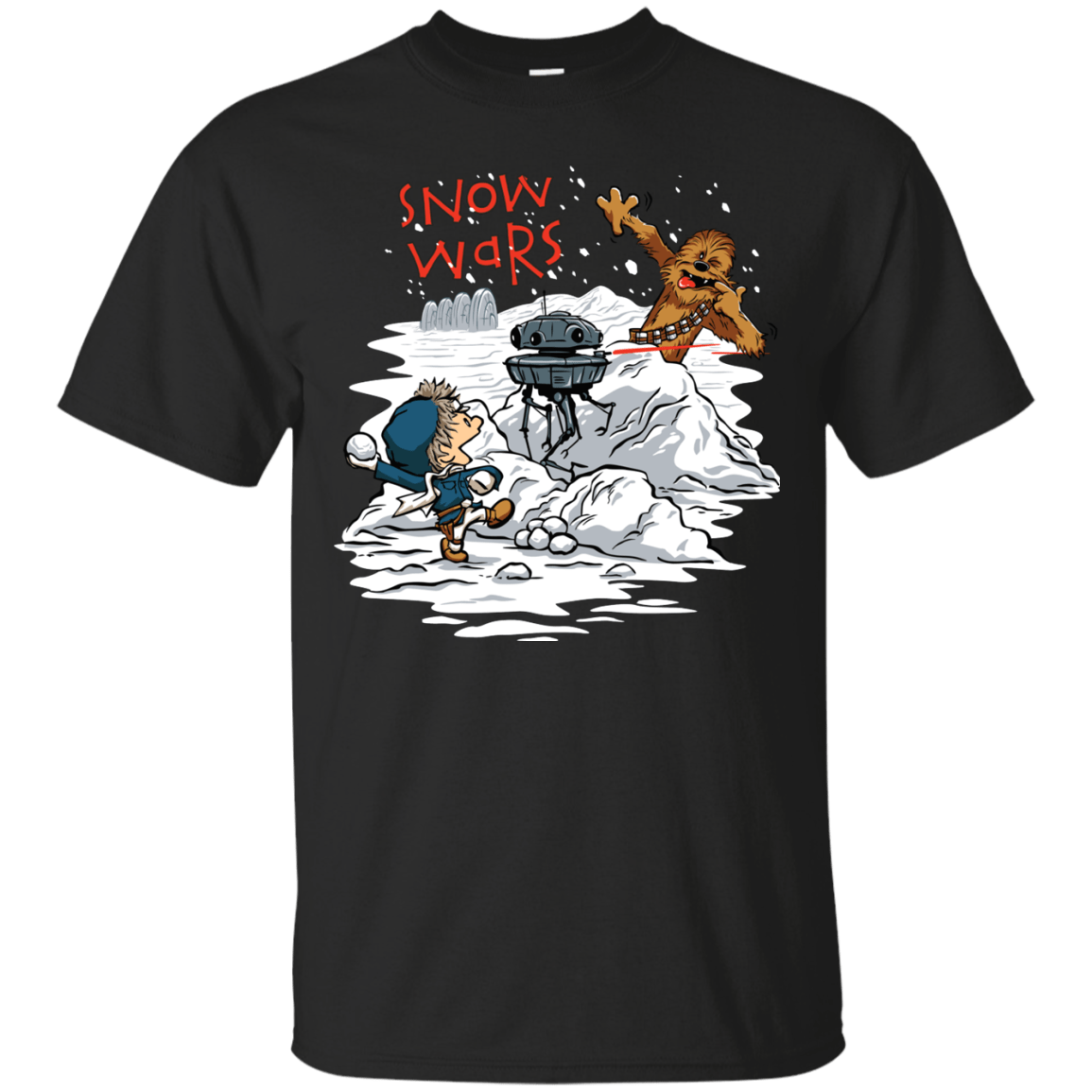 T-Shirts Black / Small Snow Wars T-Shirt