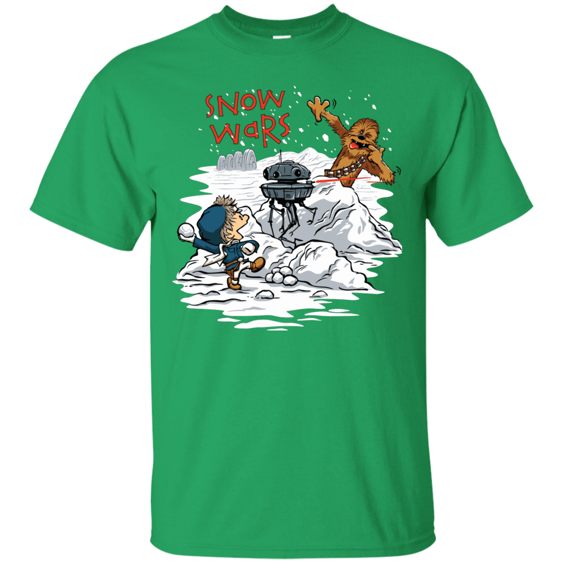 T-Shirts Irish Green / Small Snow Wars T-Shirt