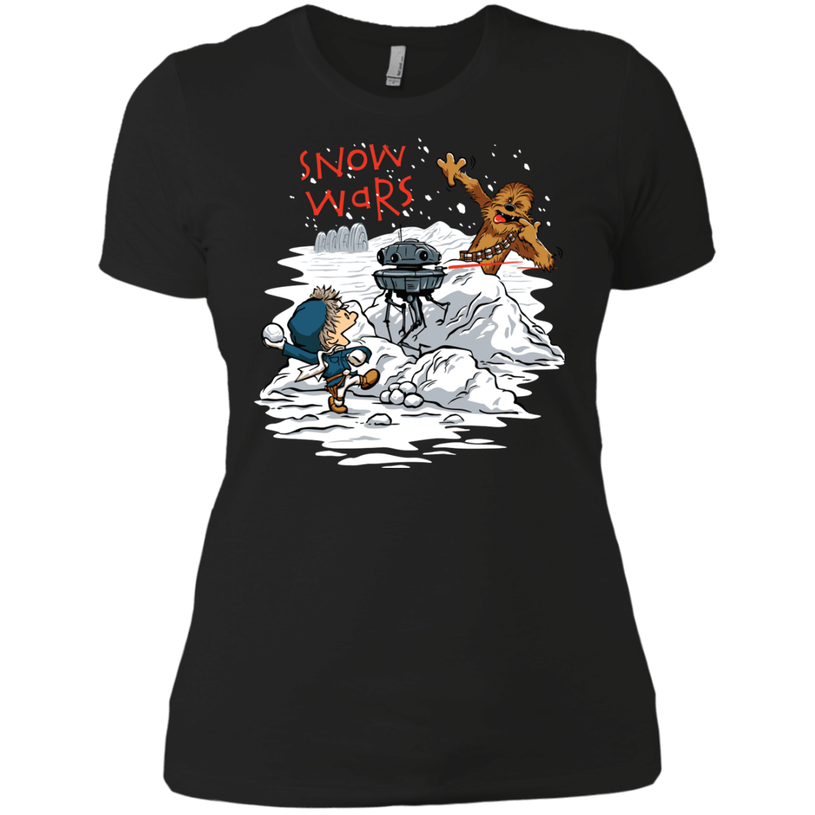T-Shirts Black / X-Small Snow Wars Women's Premium T-Shirt