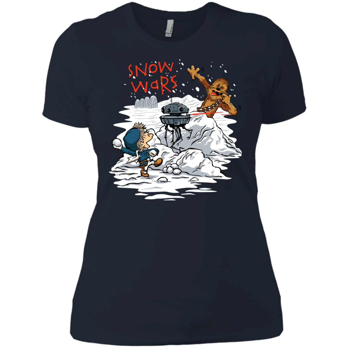 T-Shirts Midnight Navy / X-Small Snow Wars Women's Premium T-Shirt