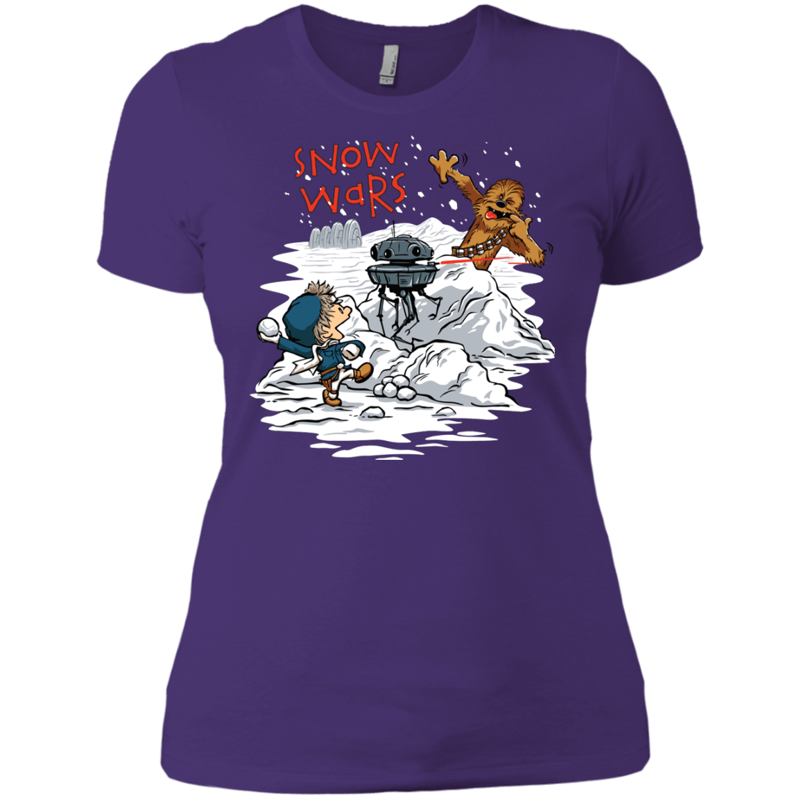 T-Shirts Purple / X-Small Snow Wars Women's Premium T-Shirt