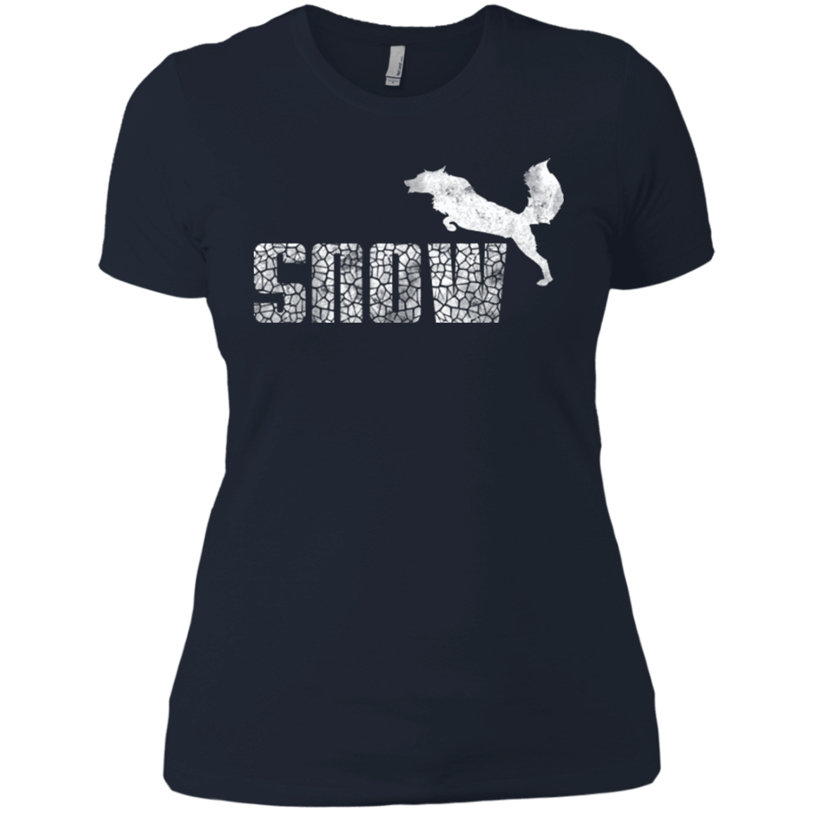 T-Shirts Midnight Navy / X-Small Snow Women's Premium T-Shirt