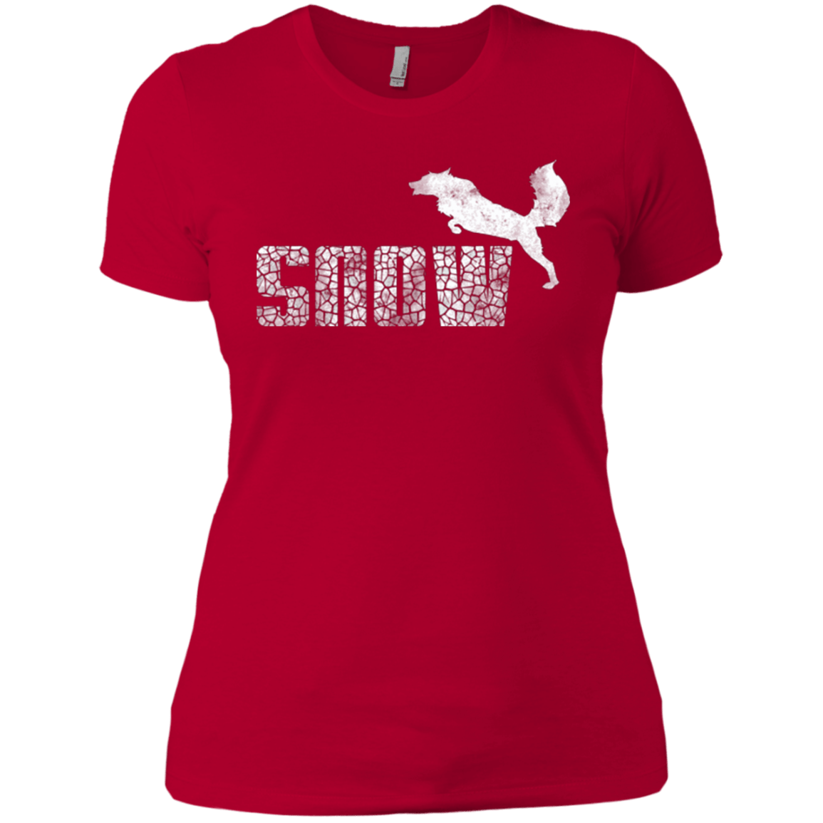 T-Shirts Red / X-Small Snow Women's Premium T-Shirt