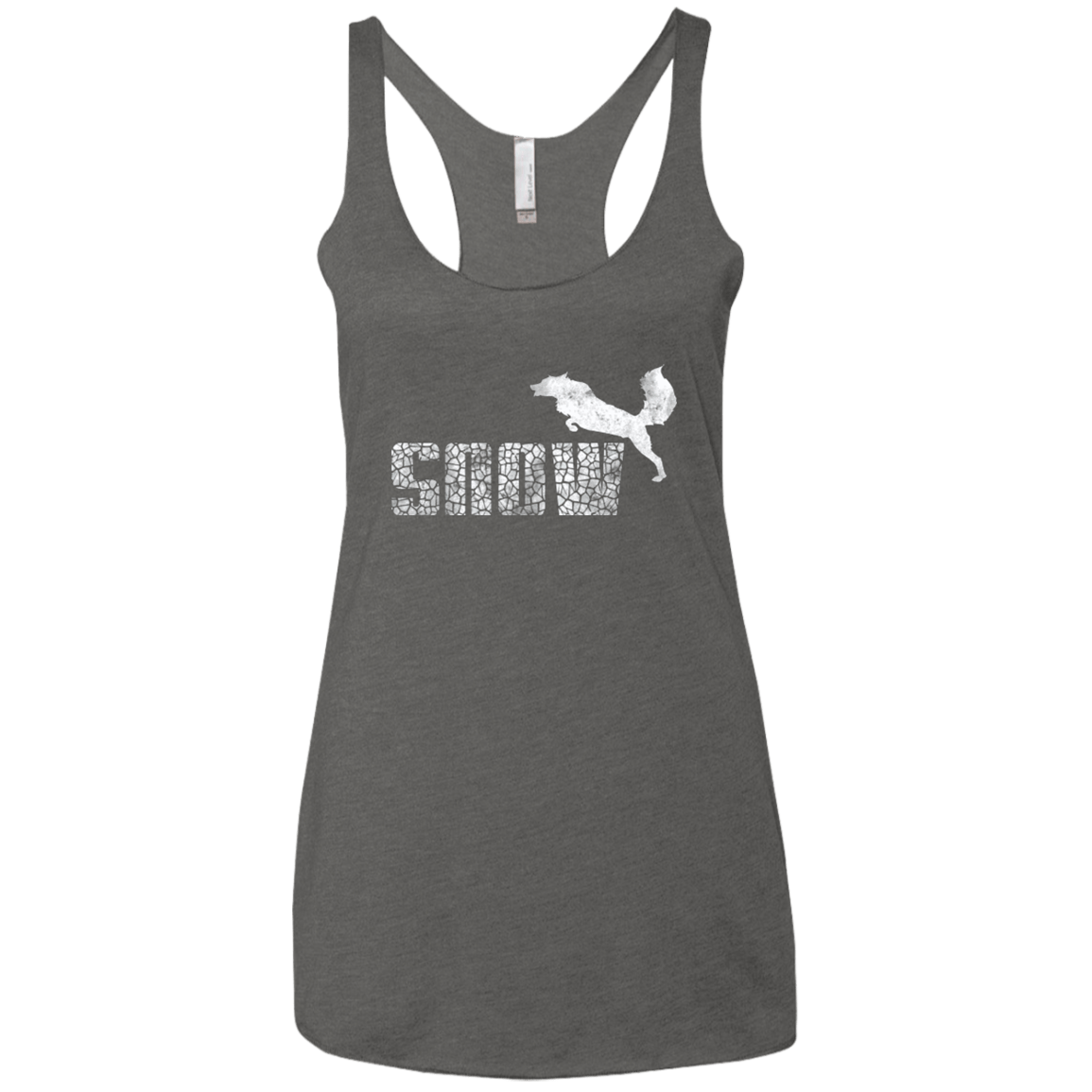 T-Shirts Premium Heather / X-Small Snow Women's Triblend Racerback Tank