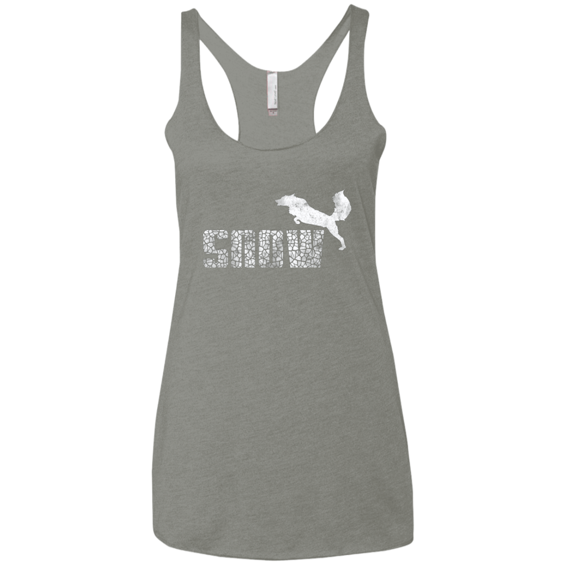 T-Shirts Venetian Grey / X-Small Snow Women's Triblend Racerback Tank