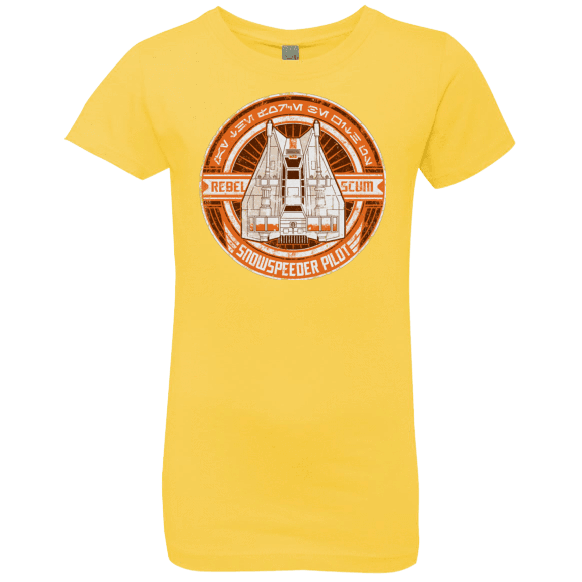 T-Shirts Vibrant Yellow / YXS Snowspeeder Scum Girls Premium T-Shirt