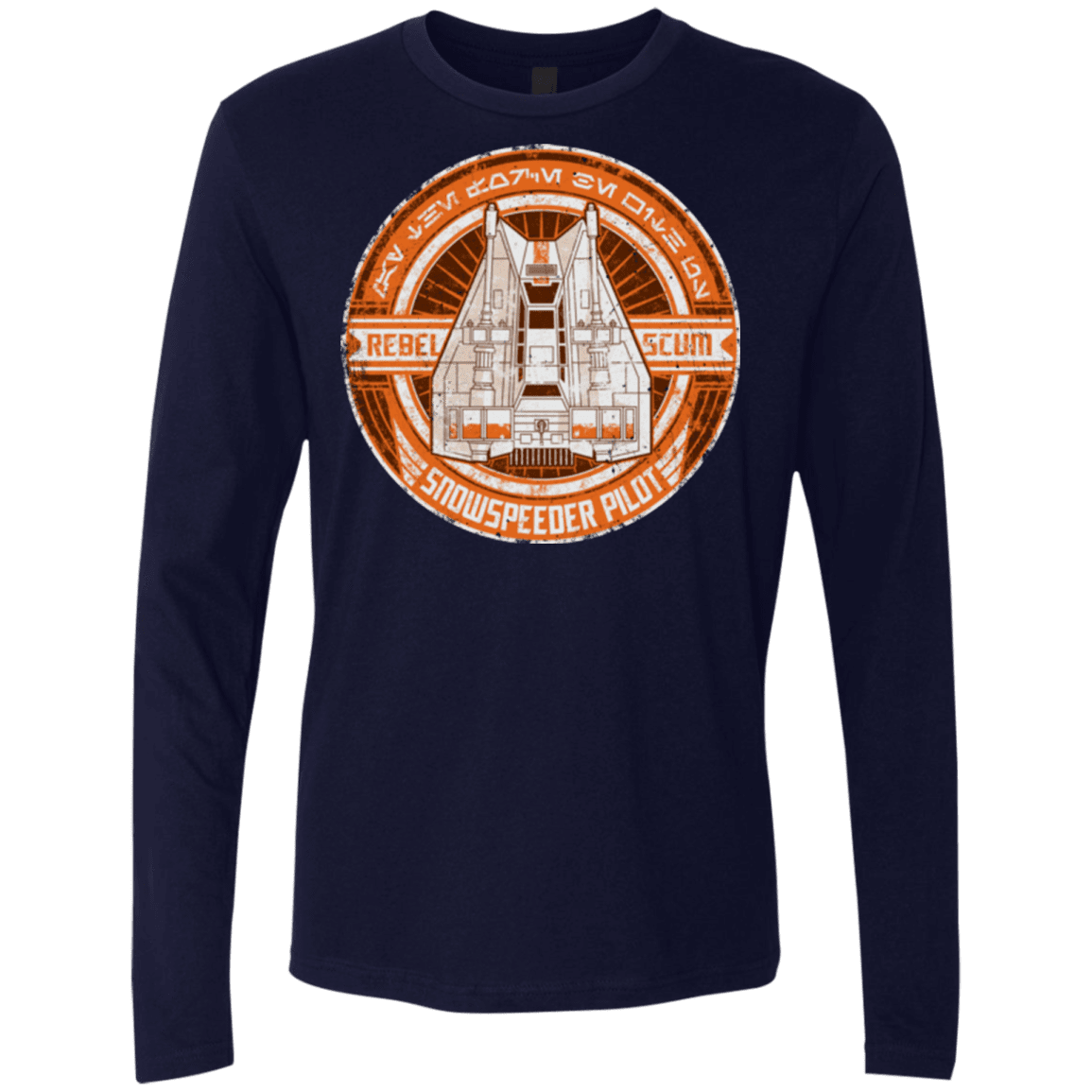 T-Shirts Midnight Navy / S Snowspeeder Scum Men's Premium Long Sleeve