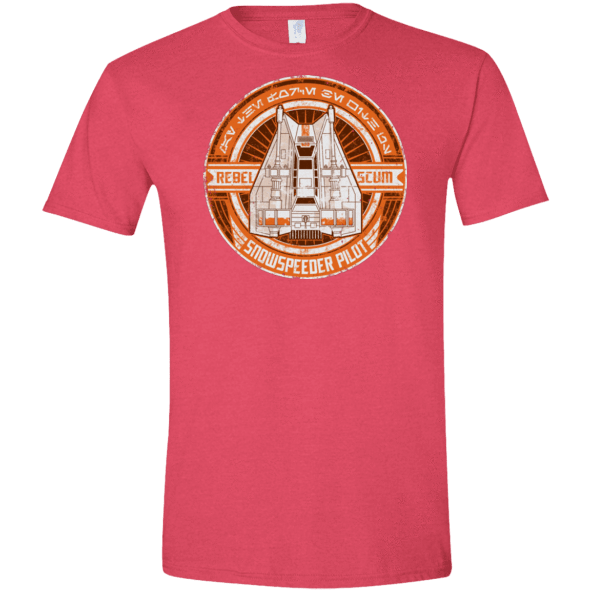 T-Shirts Heather Red / S Snowspeeder Scum Men's Semi-Fitted Softstyle