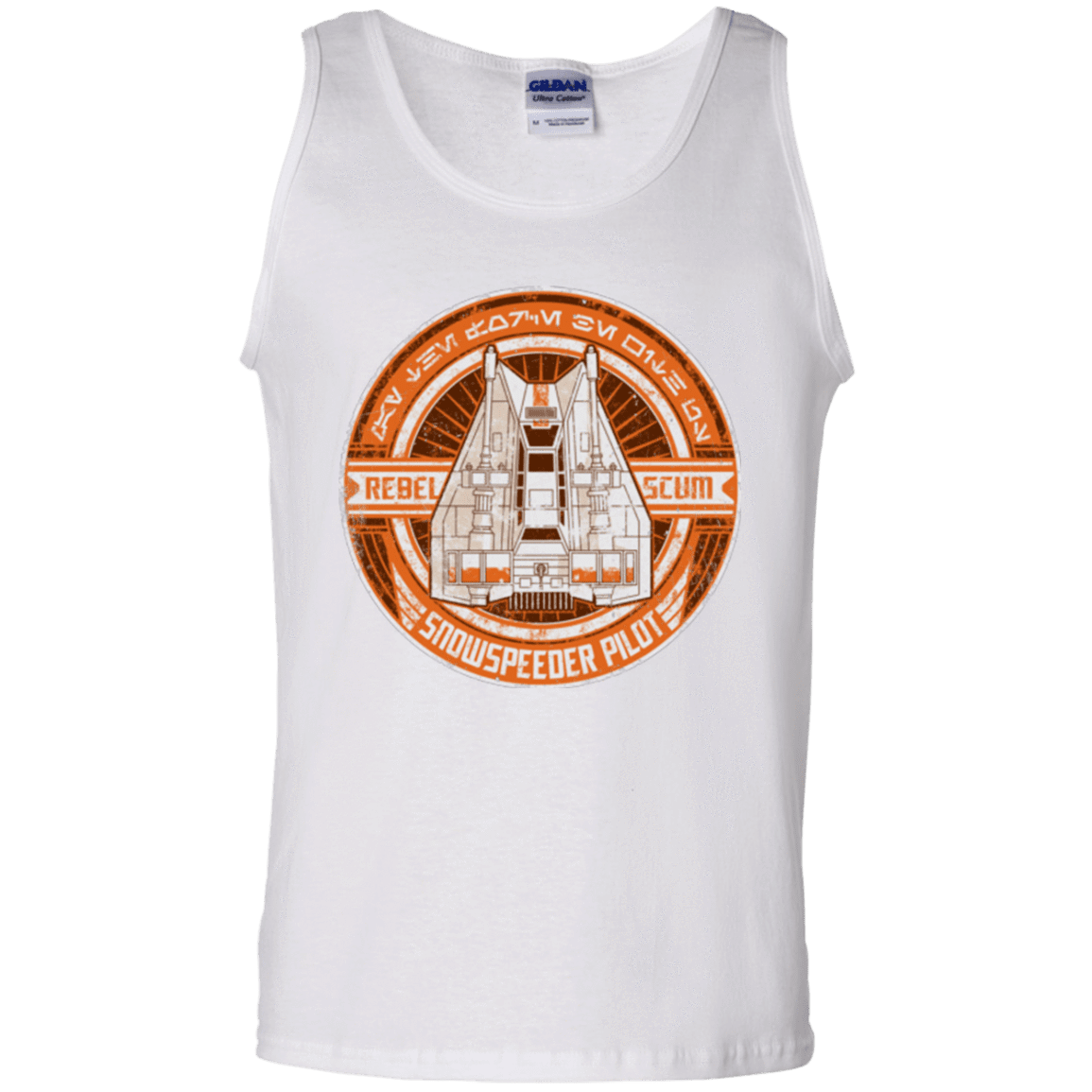 T-Shirts White / S Snowspeeder Scum Men's Tank Top