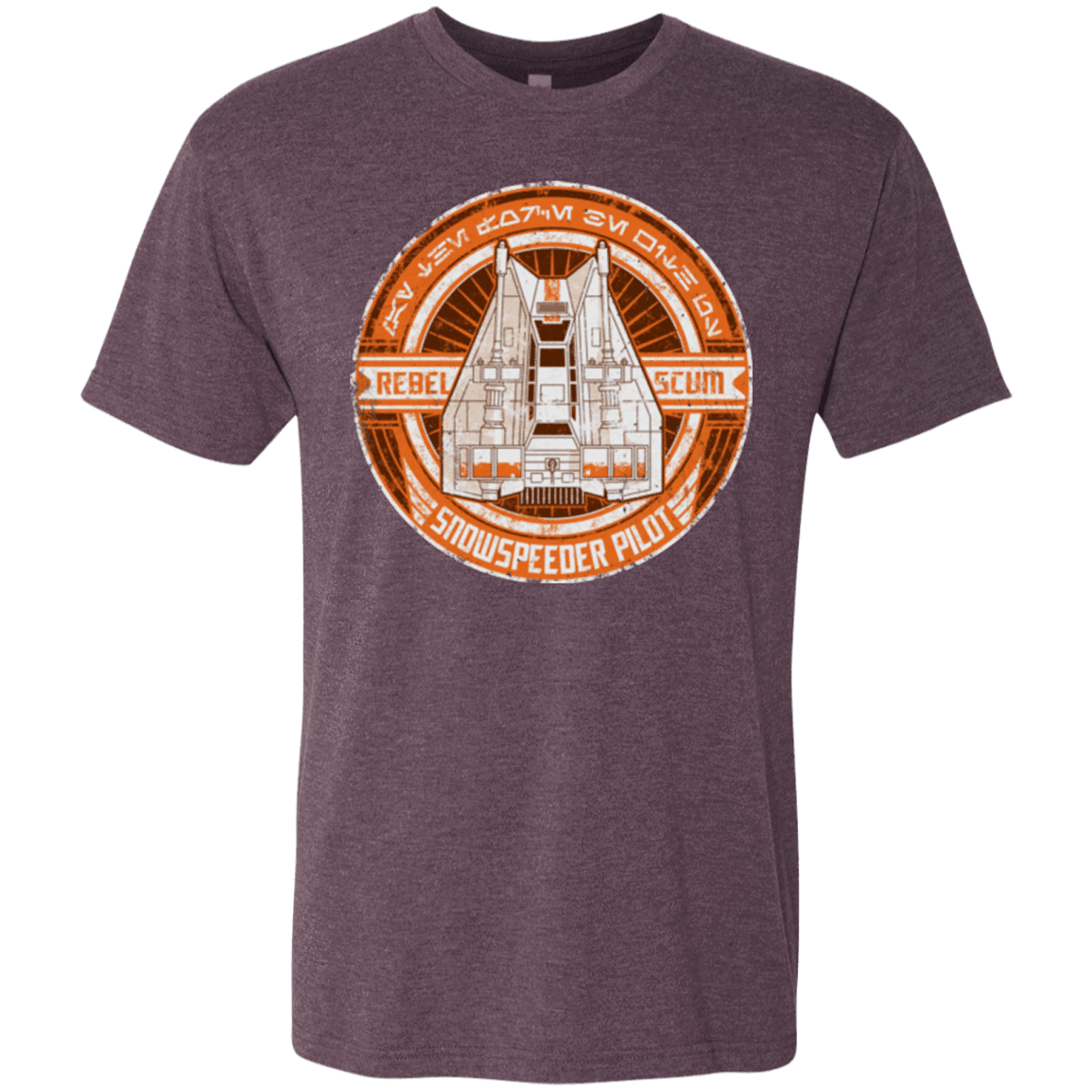 T-Shirts Vintage Purple / S Snowspeeder Scum Men's Triblend T-Shirt