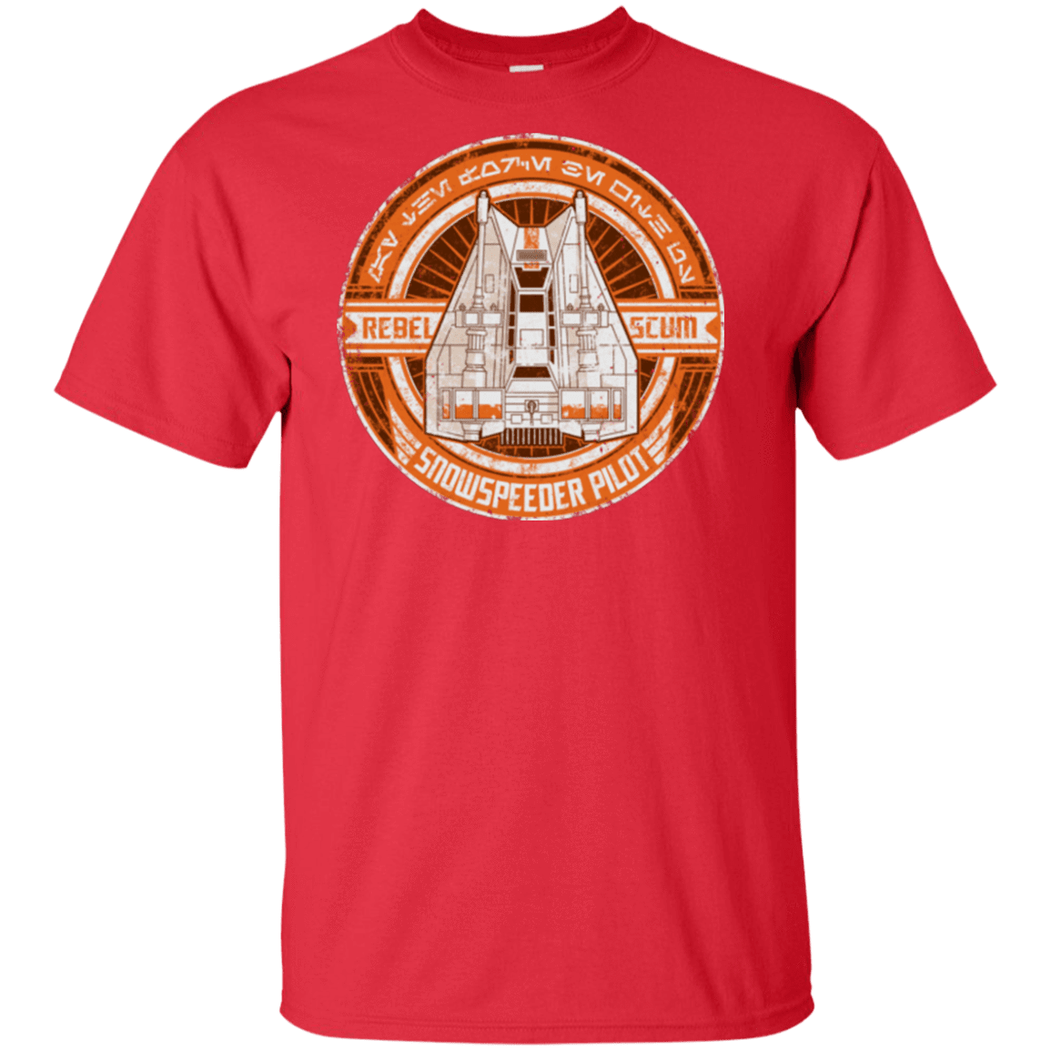 T-Shirts Red / XLT Snowspeeder Scum Tall T-Shirt