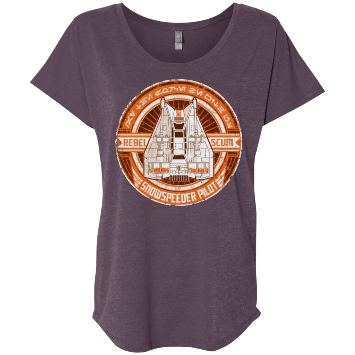 T-Shirts Vintage Purple / X-Small Snowspeeder Scum Triblend Dolman Sleeve