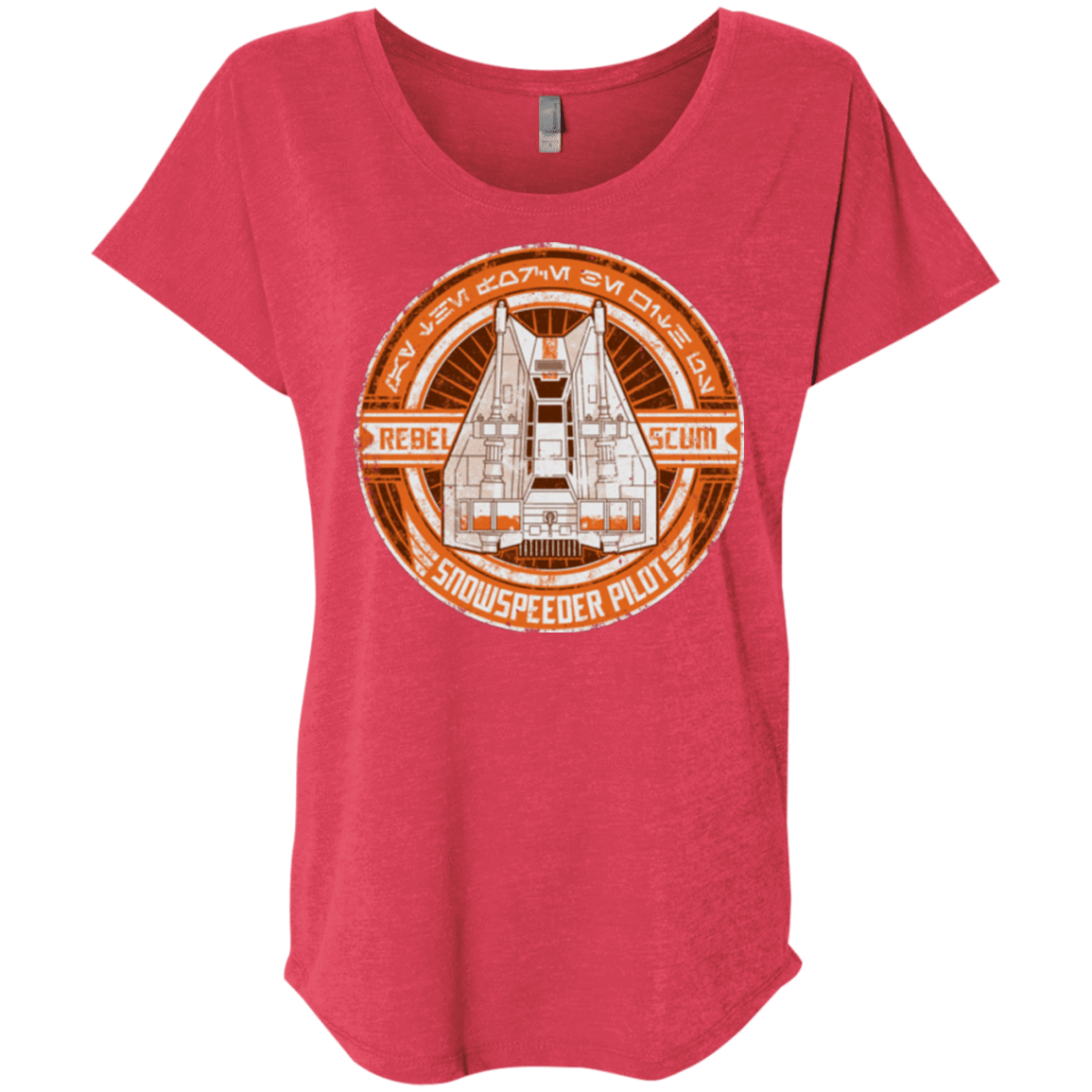 T-Shirts Vintage Red / X-Small Snowspeeder Scum Triblend Dolman Sleeve