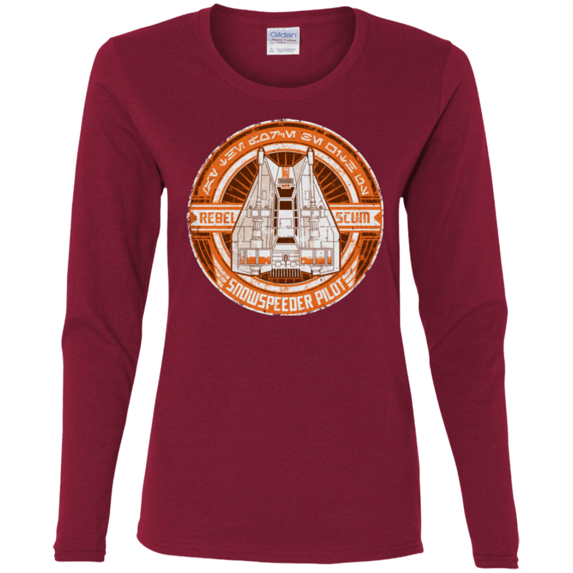 T-Shirts Cardinal / S Snowspeeder Scum Women's Long Sleeve T-Shirt