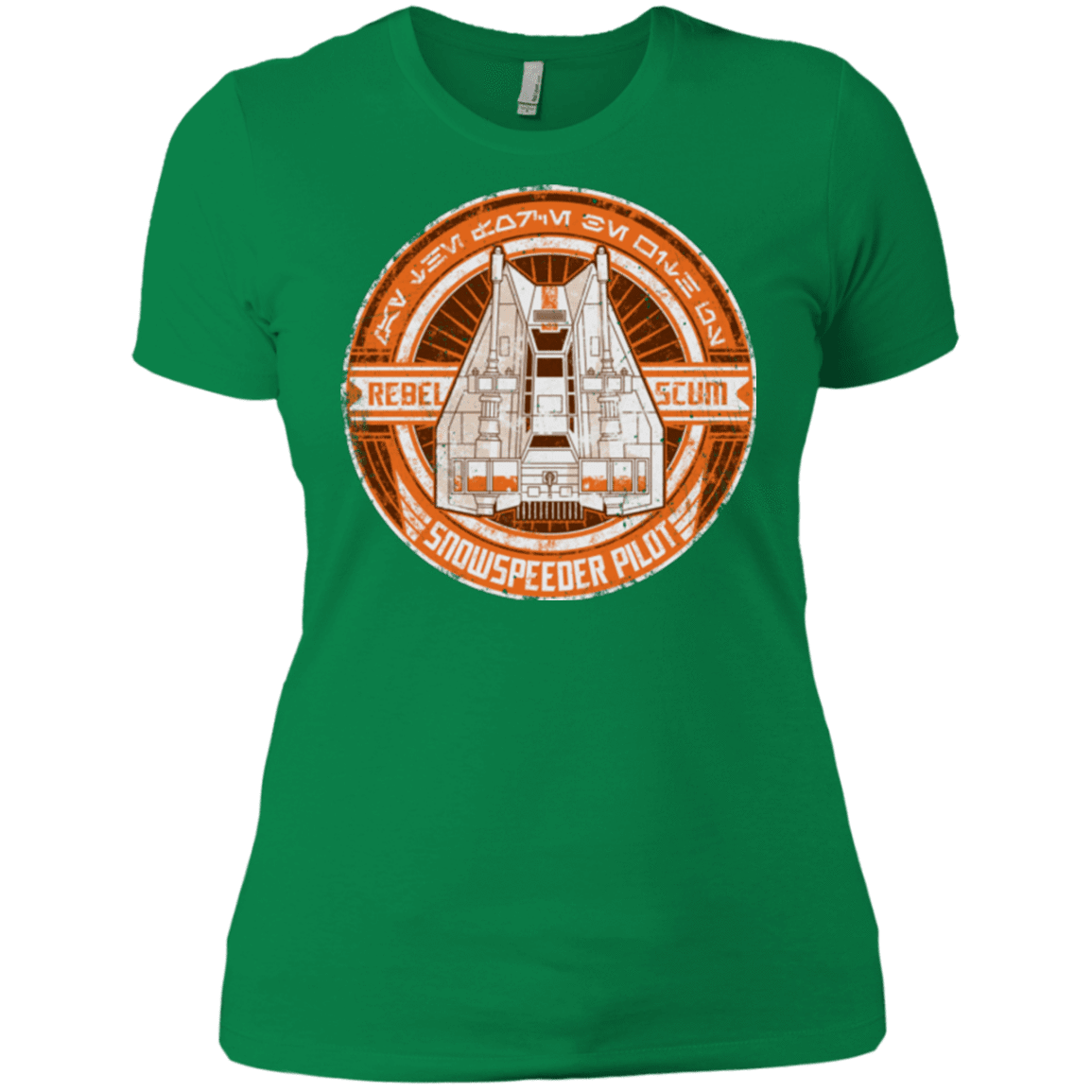 T-Shirts Kelly Green / X-Small Snowspeeder Scum Women's Premium T-Shirt