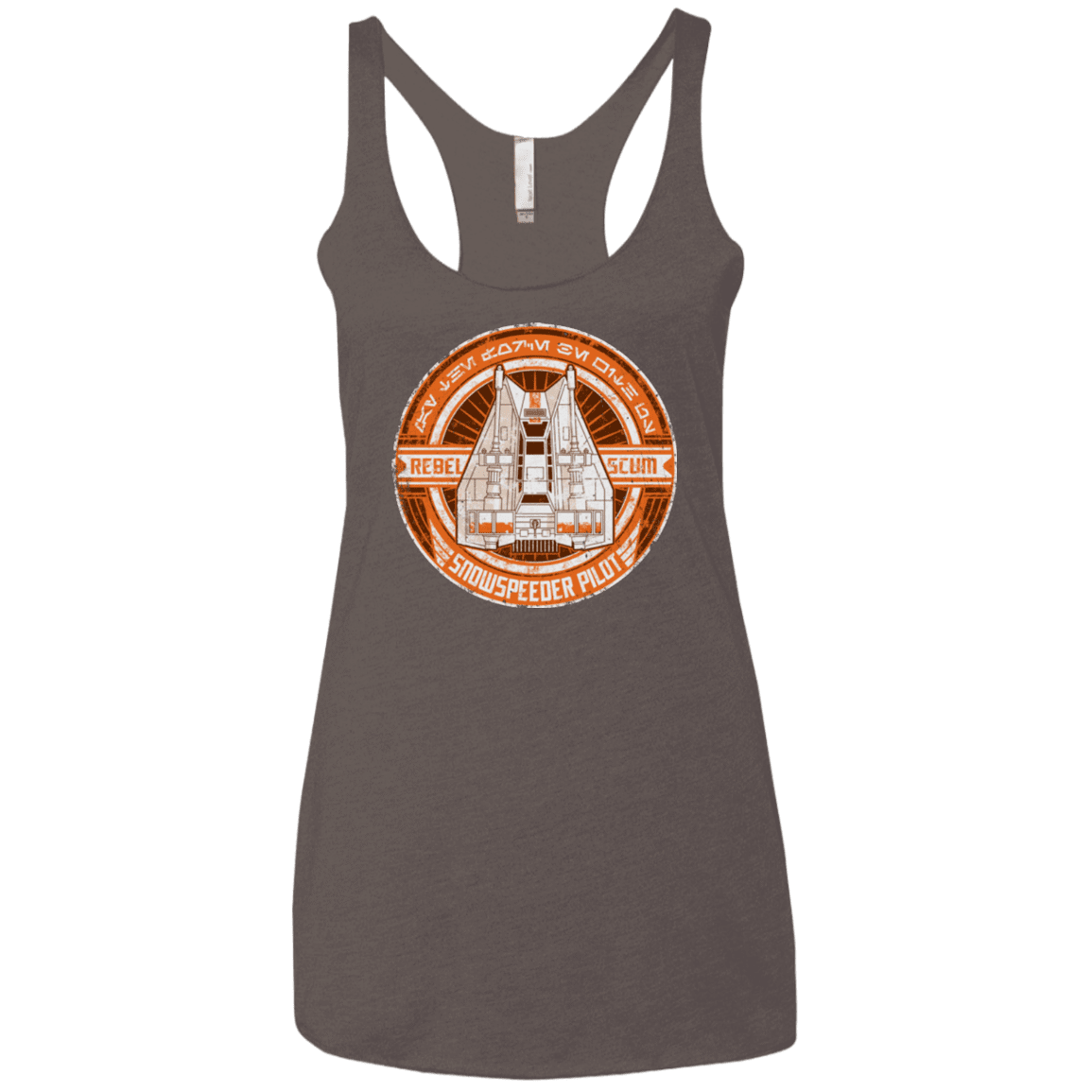 T-Shirts Macchiato / X-Small Snowspeeder Scum Women's Triblend Racerback Tank