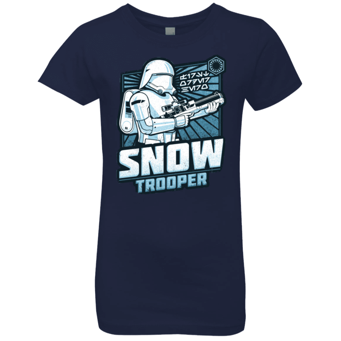 T-Shirts Midnight Navy / YXS Snowtrooper Girls Premium T-Shirt