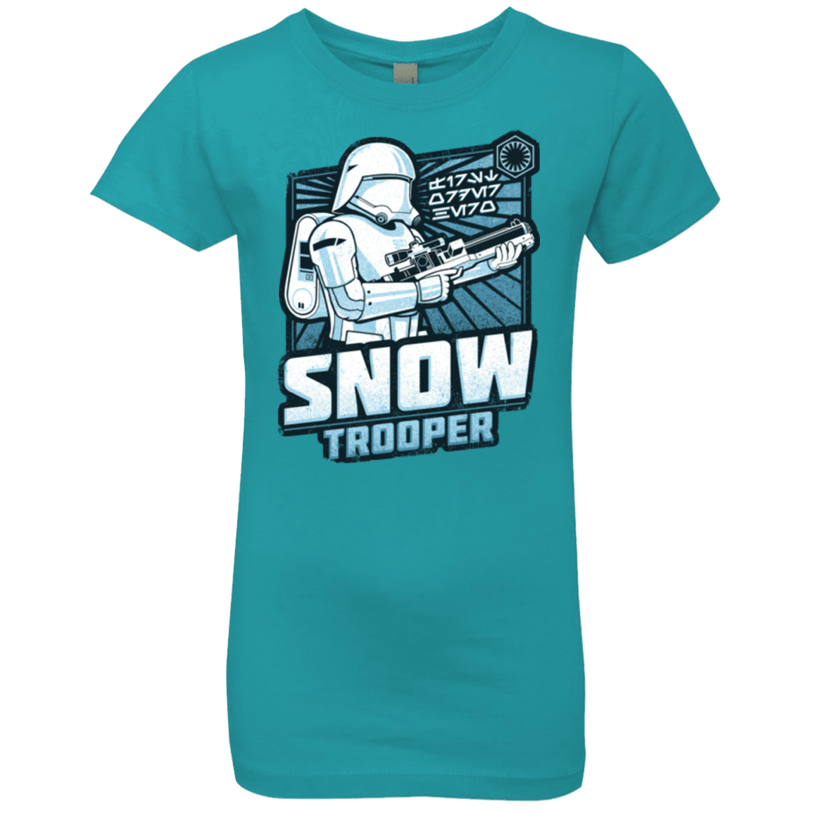 T-Shirts Tahiti Blue / YXS Snowtrooper Girls Premium T-Shirt