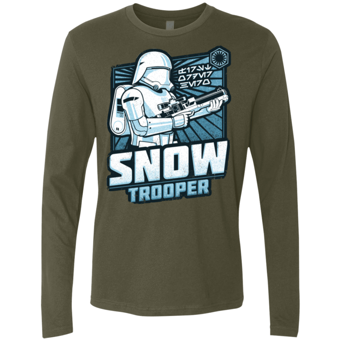 T-Shirts Military Green / S Snowtrooper Men's Premium Long Sleeve
