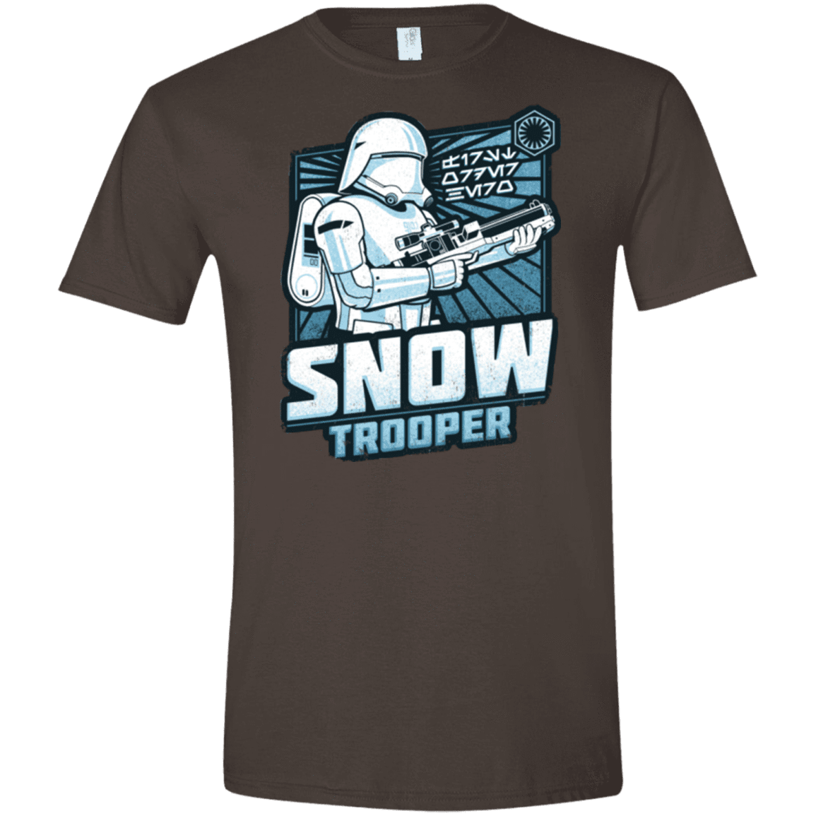 T-Shirts Dark Chocolate / S Snowtrooper Men's Semi-Fitted Softstyle