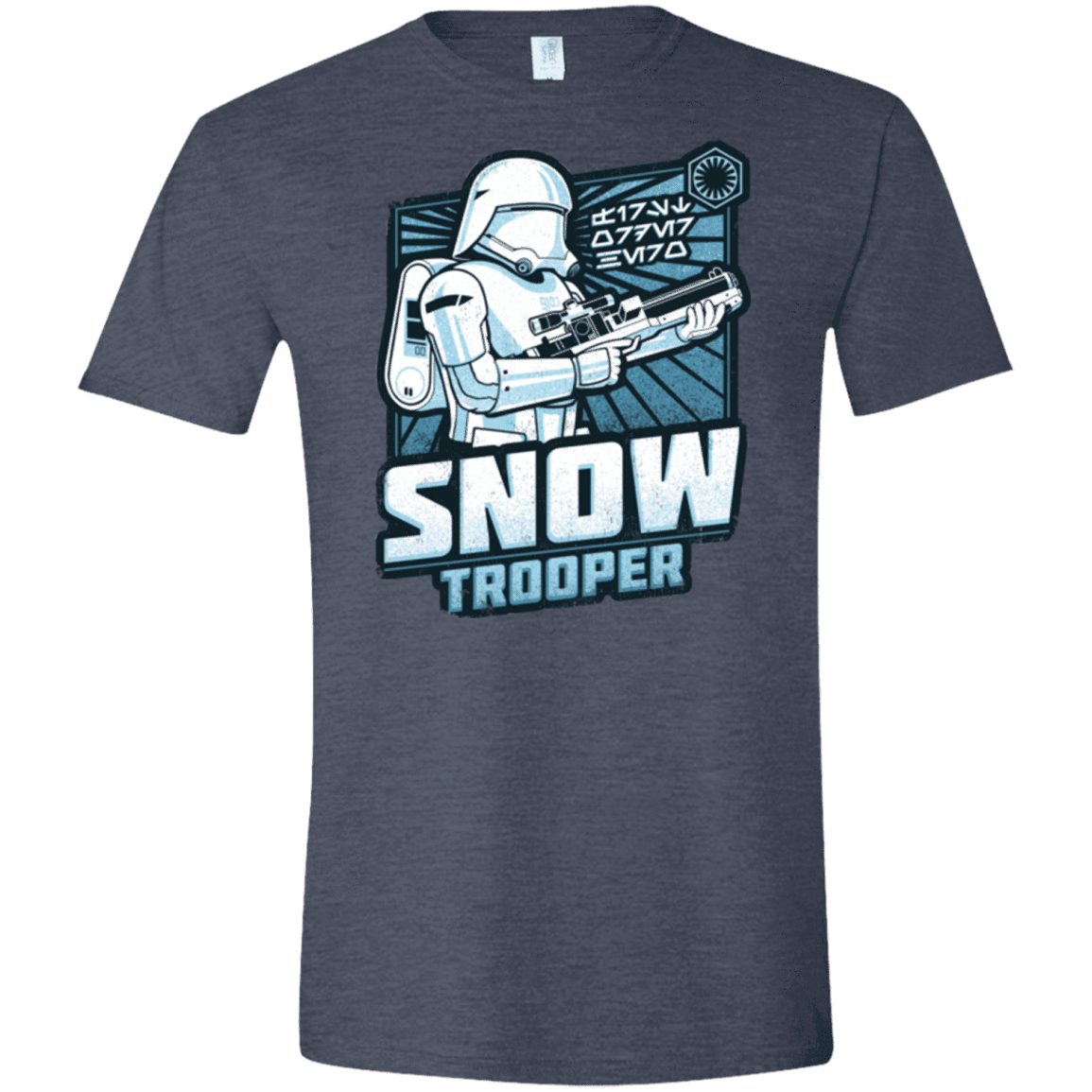 T-Shirts Heather Navy / S Snowtrooper Men's Semi-Fitted Softstyle