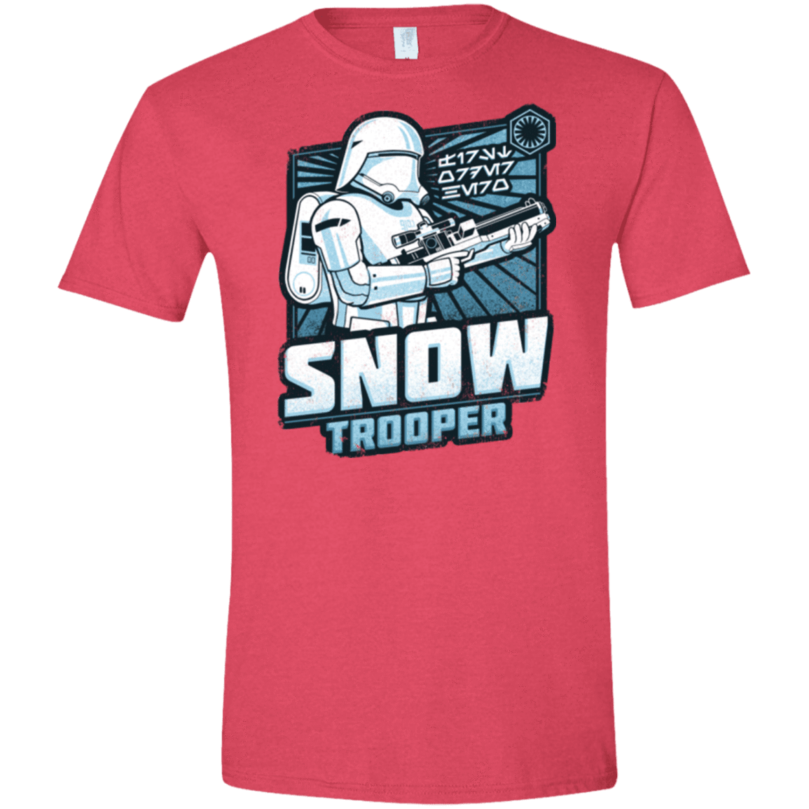 T-Shirts Heather Red / S Snowtrooper Men's Semi-Fitted Softstyle