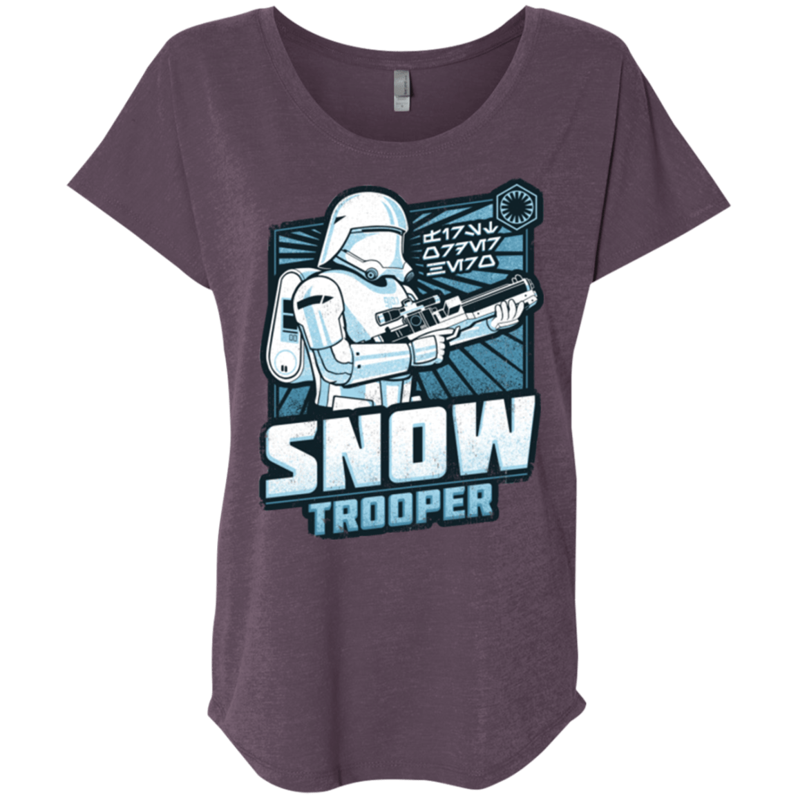 T-Shirts Vintage Purple / X-Small Snowtrooper Triblend Dolman Sleeve