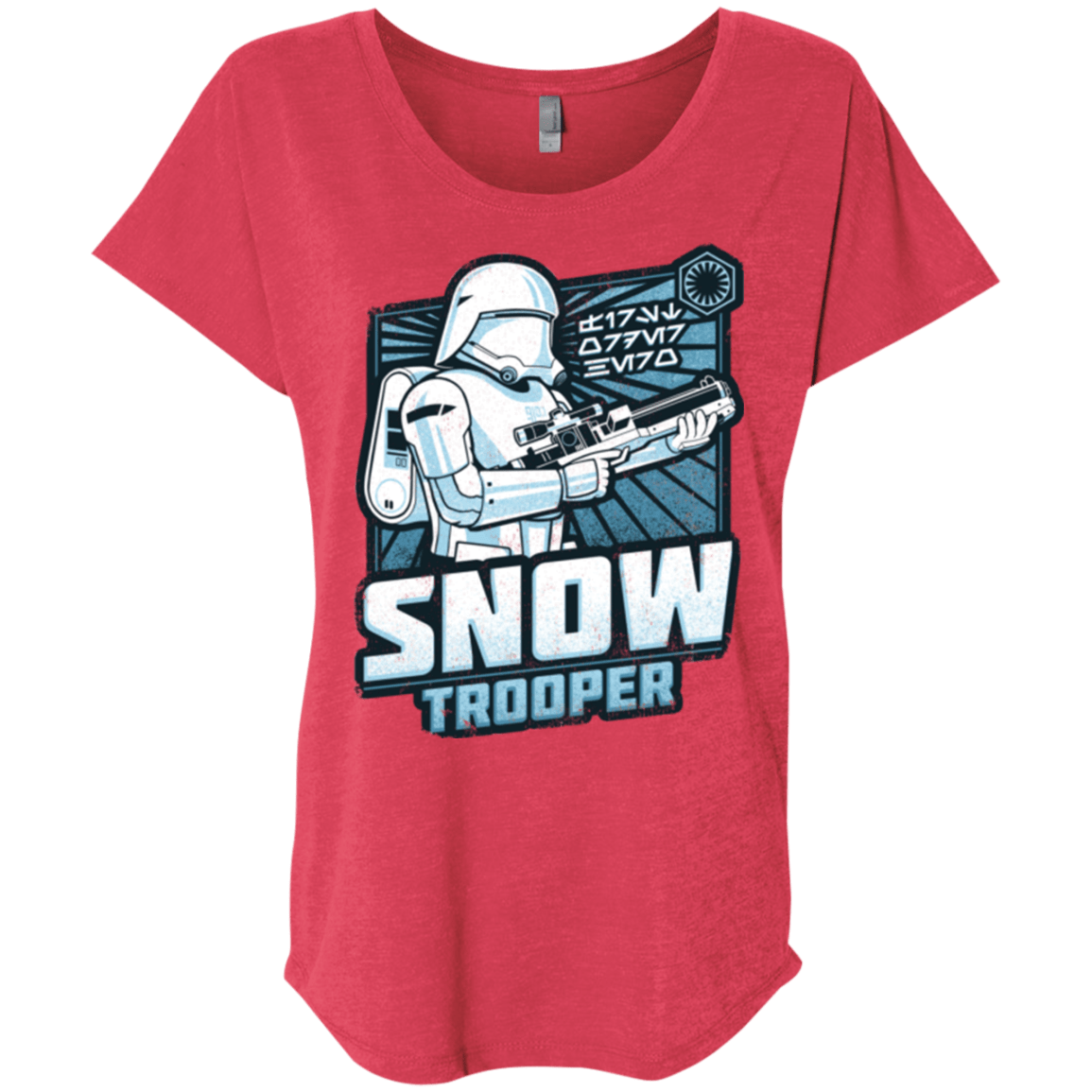 T-Shirts Vintage Red / X-Small Snowtrooper Triblend Dolman Sleeve