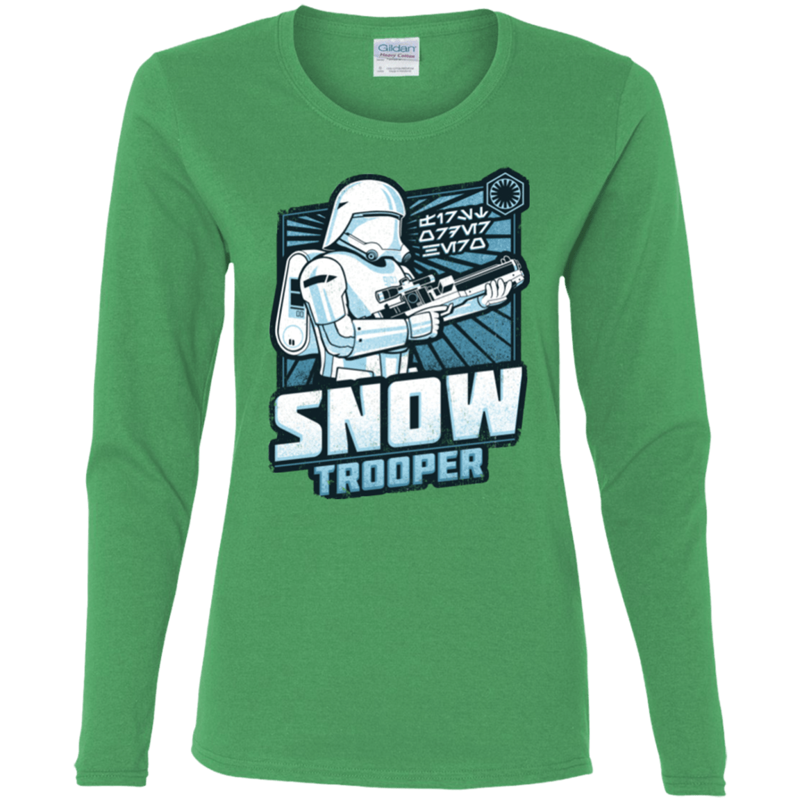 T-Shirts Irish Green / S Snowtrooper Women's Long Sleeve T-Shirt