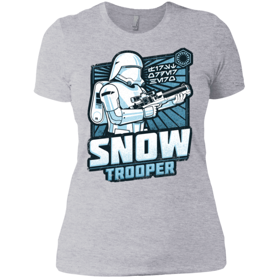 T-Shirts Heather Grey / X-Small Snowtrooper Women's Premium T-Shirt
