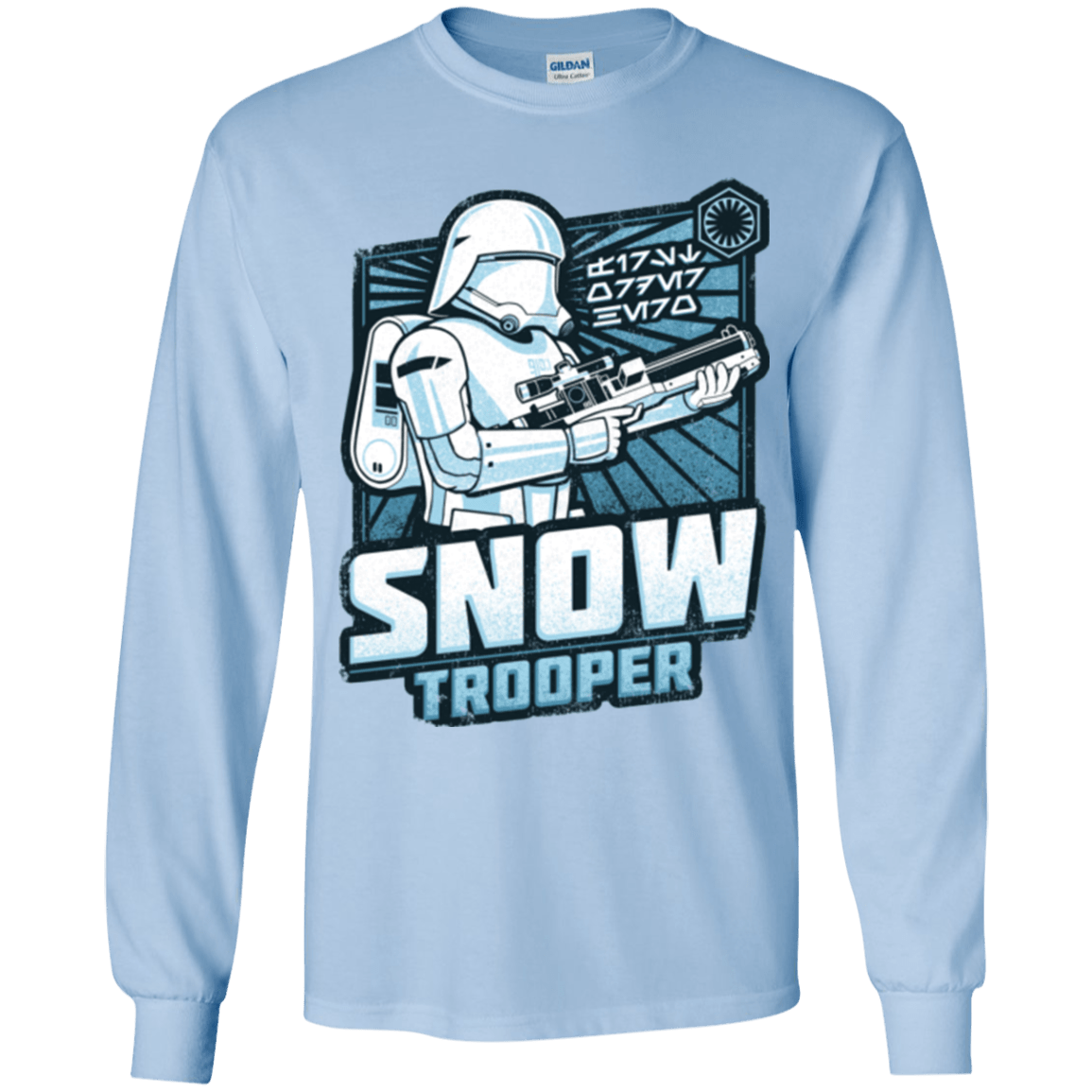 T-Shirts Light Blue / YS Snowtrooper Youth Long Sleeve T-Shirt