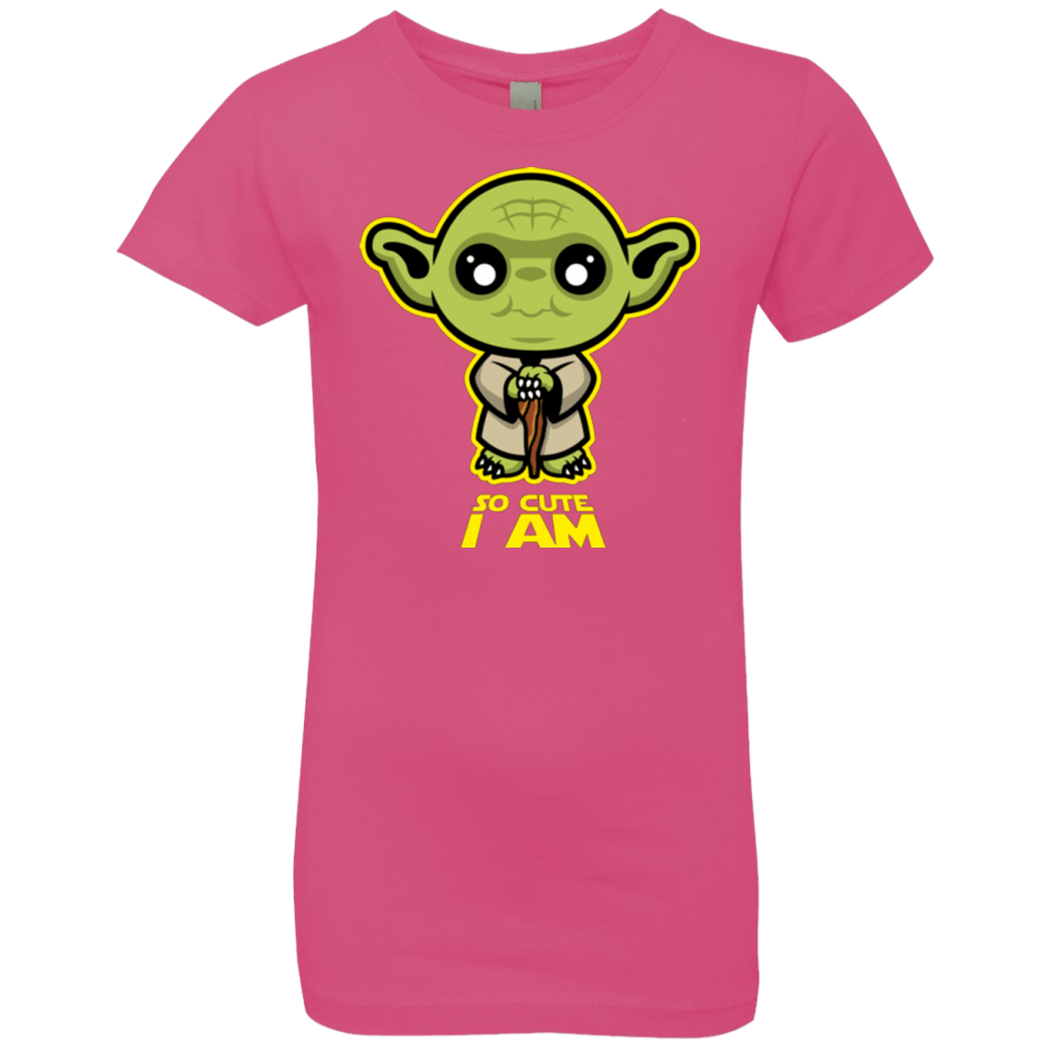 T-Shirts Hot Pink / YXS So Cute I Am Girls Premium T-Shirt