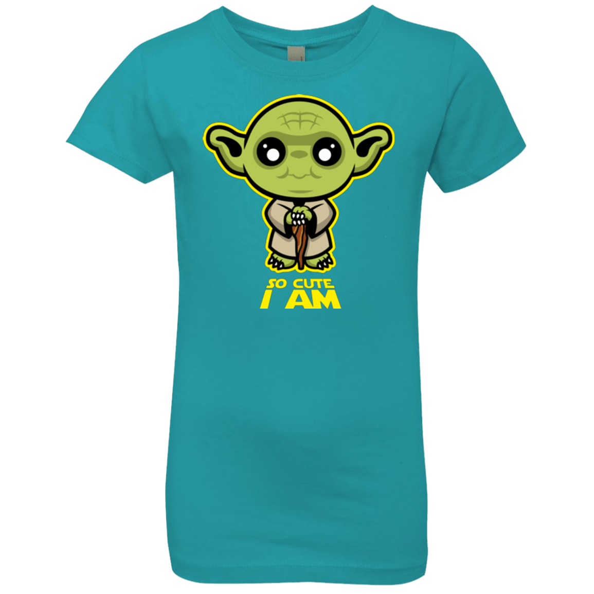 T-Shirts Tahiti Blue / YXS So Cute I Am Girls Premium T-Shirt