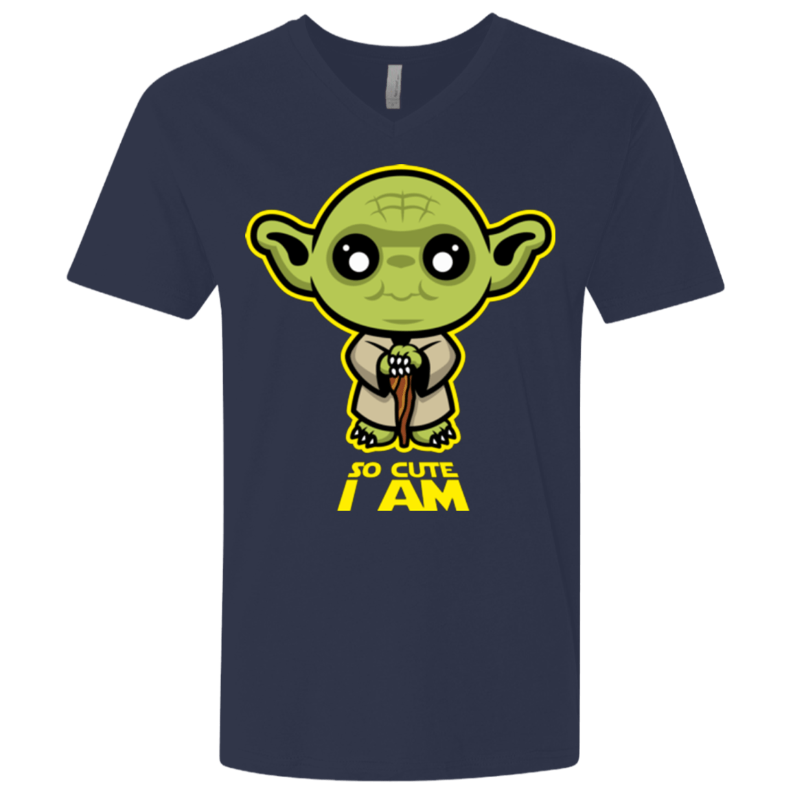 T-Shirts Midnight Navy / X-Small So Cute I Am Men's Premium V-Neck