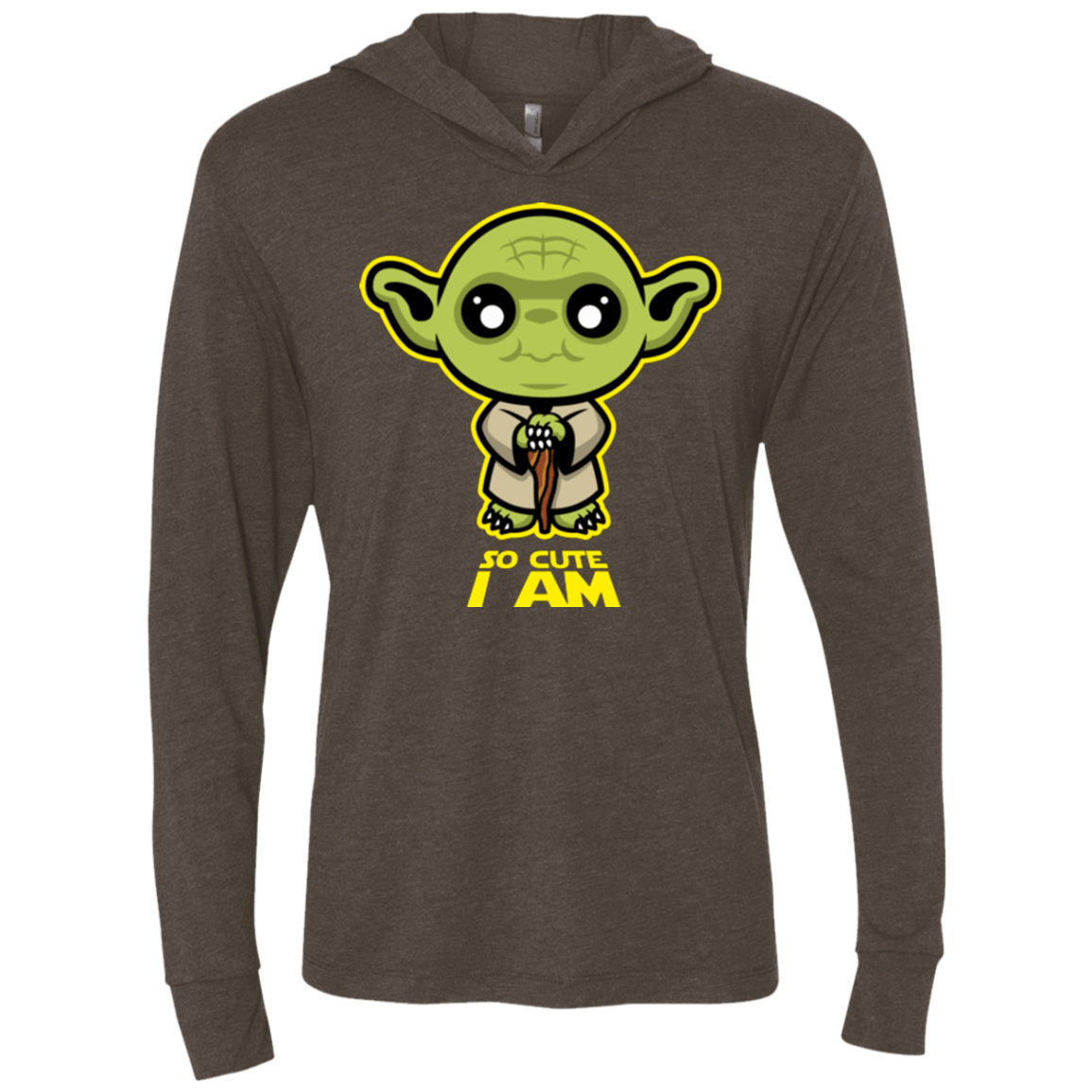 T-Shirts So Cute I Am Triblend Long Sleeve Hoodie Tee