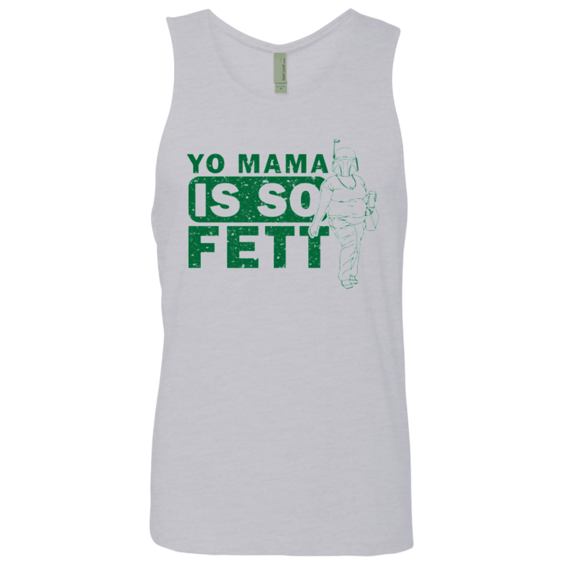 T-Shirts Heather Grey / Small So Fett Men's Premium Tank Top