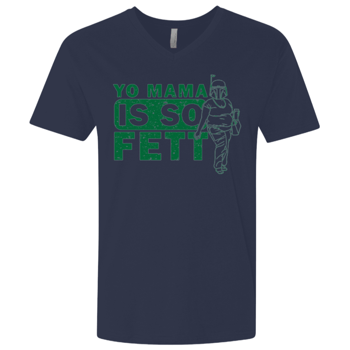 T-Shirts Midnight Navy / X-Small So Fett Men's Premium V-Neck