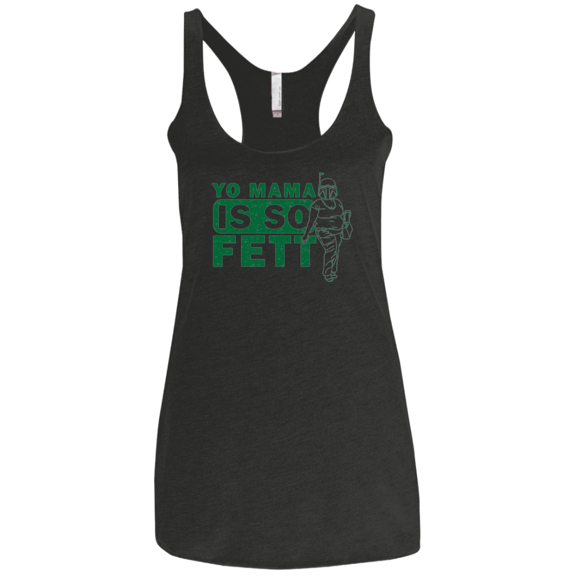 T-Shirts Vintage Black / X-Small So Fett Women's Triblend Racerback Tank