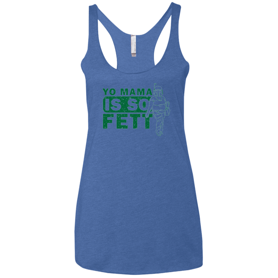 T-Shirts Vintage Royal / X-Small So Fett Women's Triblend Racerback Tank