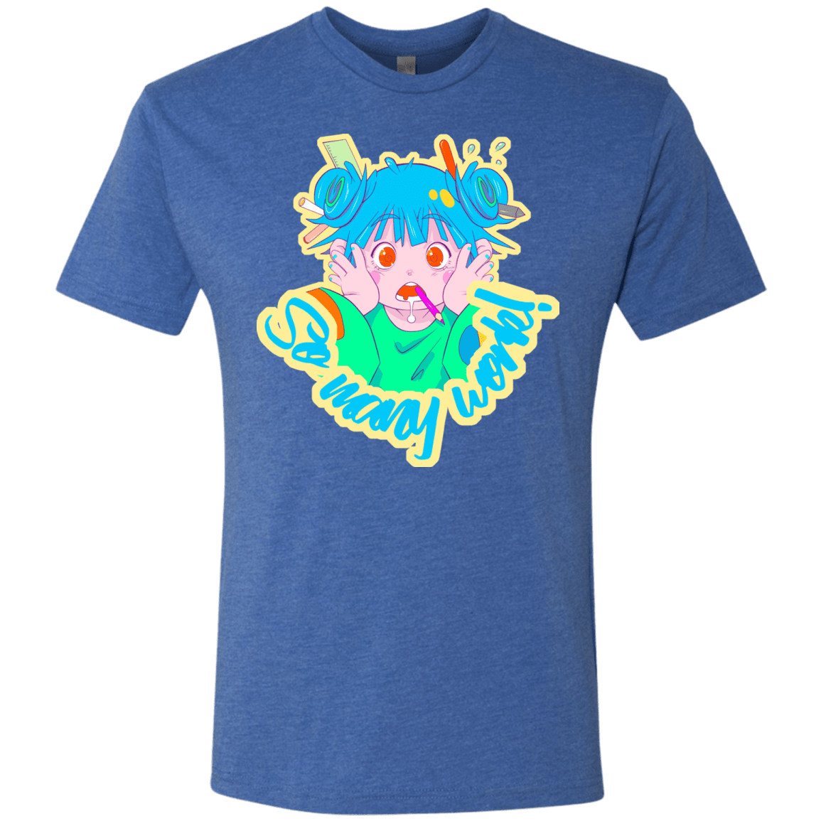 T-Shirts Vintage Royal / S So many work! Men's Triblend T-Shirt