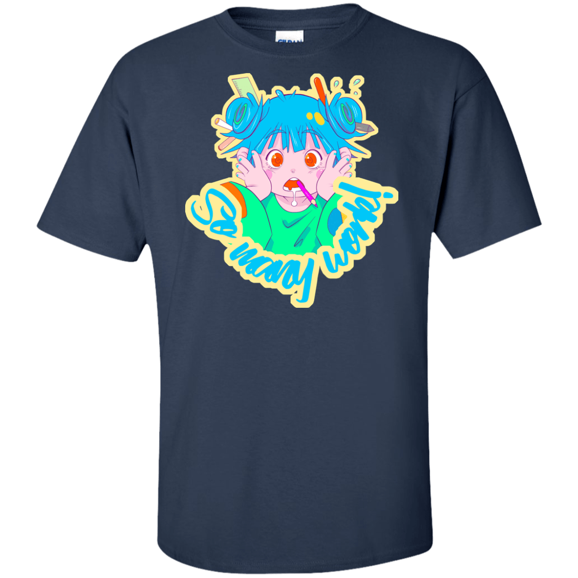 T-Shirts Navy / XLT So many work! Tall T-Shirt