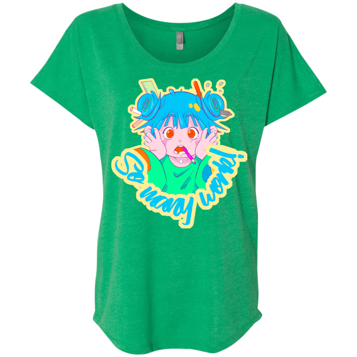 So many work! Triblend Dolman Sleeve