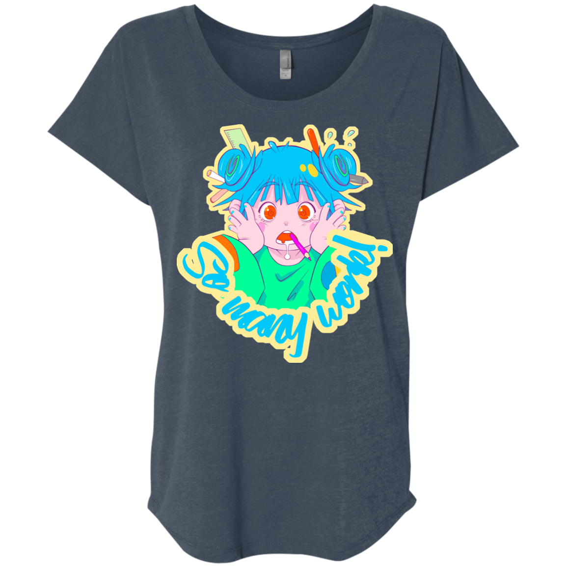 So many work! Triblend Dolman Sleeve