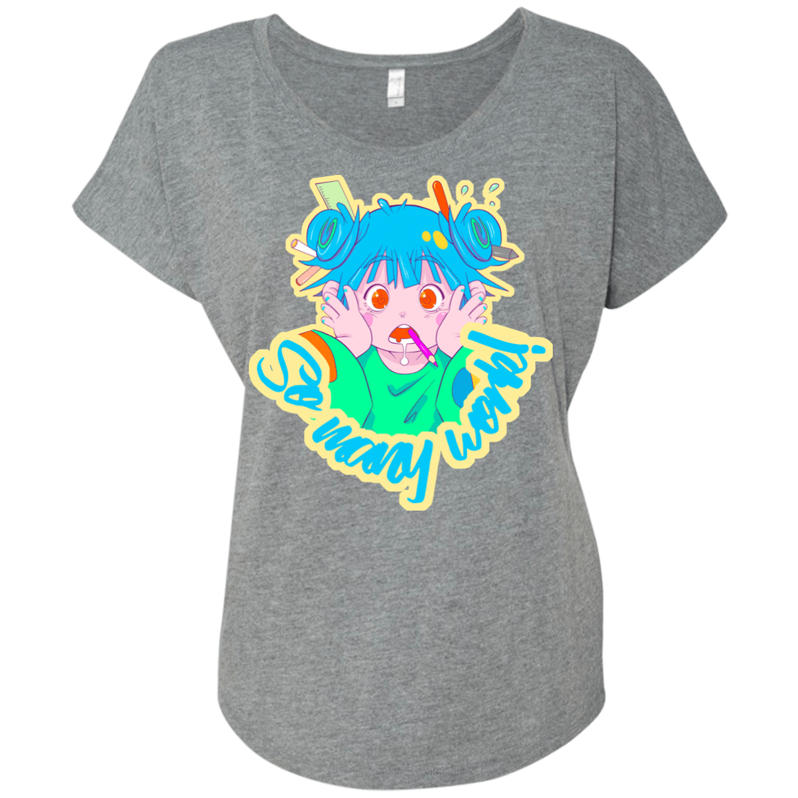 So many work! Triblend Dolman Sleeve