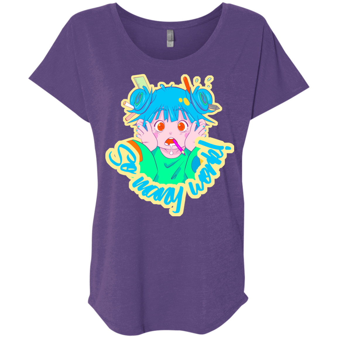 So many work! Triblend Dolman Sleeve