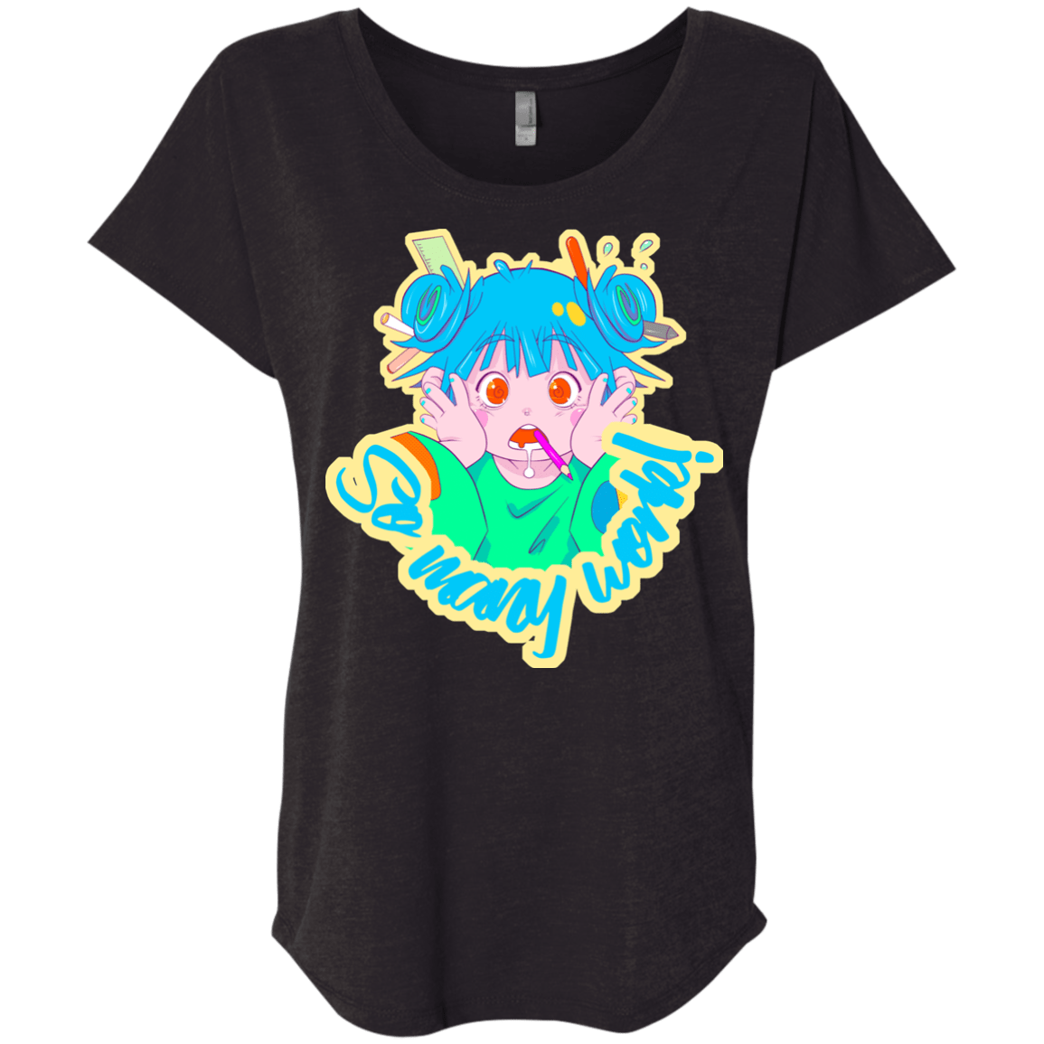 So many work! Triblend Dolman Sleeve