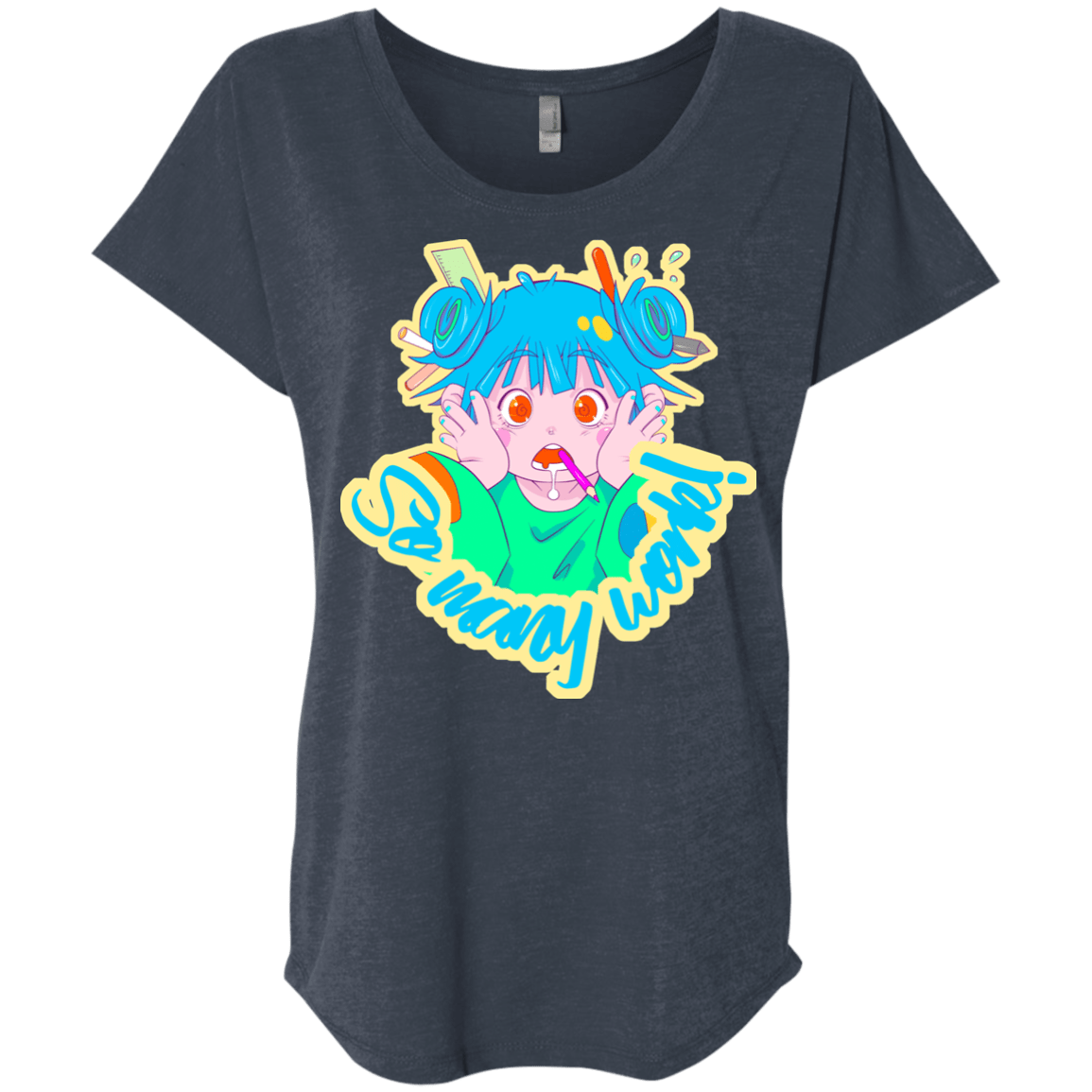 So many work! Triblend Dolman Sleeve