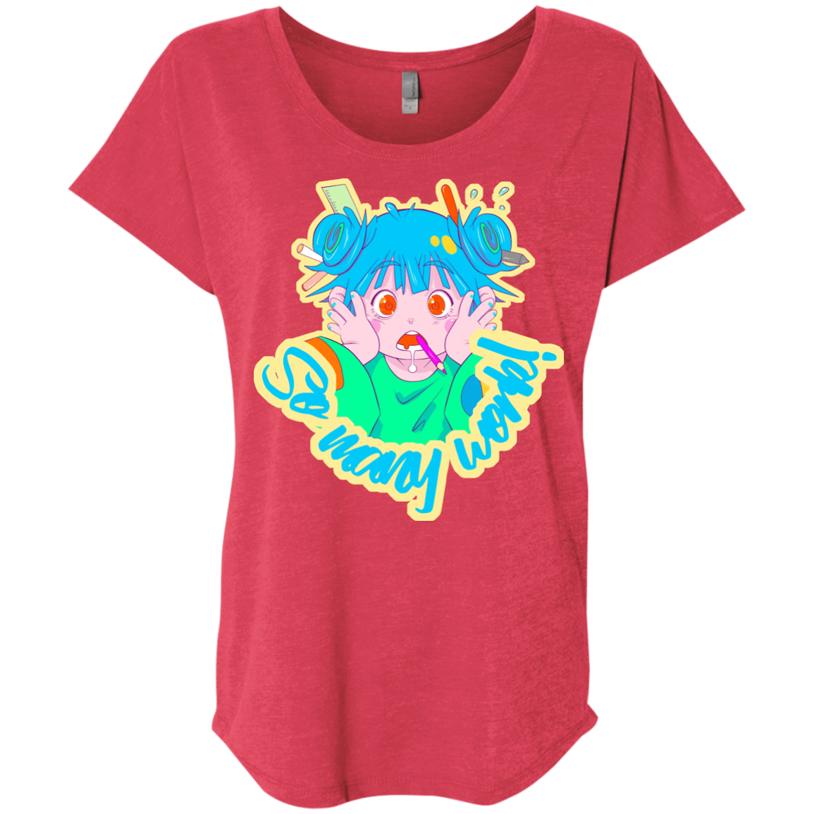 So many work! Triblend Dolman Sleeve